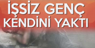 İşsiz Genç Üzerine Benzin Dökerek Kendini Yaktı