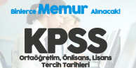 2018 KPSS Ortaöğretim, Önlisans, Lisans Düzeyinden Memur Alımı Tercih Kılavuzu Bekleniyor