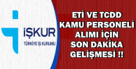 ETİ ve TCDD Kamu Personeli Alımı İçin Flaş KPSS İddiası