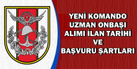 MSB Uzman Onbaşı Alımı İlan Tarihi ve Başvuru Şartları
