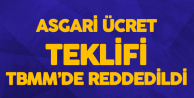 TBMM'de Asgari Ücretlilere Şok : Teklif Reddedildi