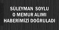 Soylu, Nüfus Memuru Alımı Haberimizi Doğrulayan Açıklamayı Yaptı