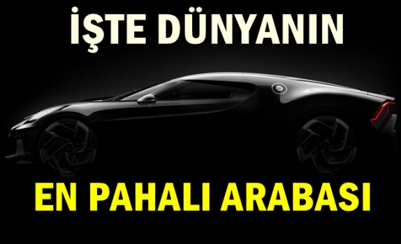 İşte Dünyanın En Pahalı Arabası: Bugatti La Voiture Noire