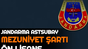 Jandarma Astsubay Alımı 2021 Mezuniyet Şartı Lisans