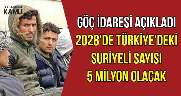 Turkiye Deki Suriyeli Sayisi 2028 De 5 Milyon Olacak