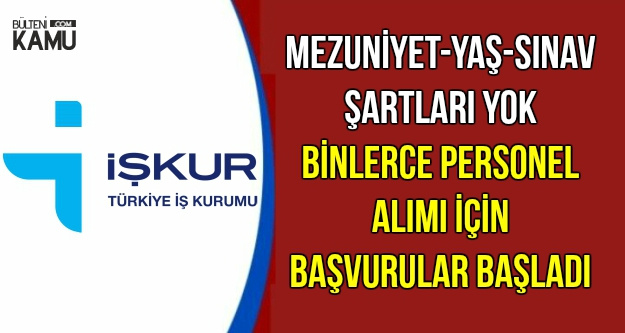 Typ Ilanlari Yayimlandi Sinavsiz On Binlerce Kisi Aliniyor
