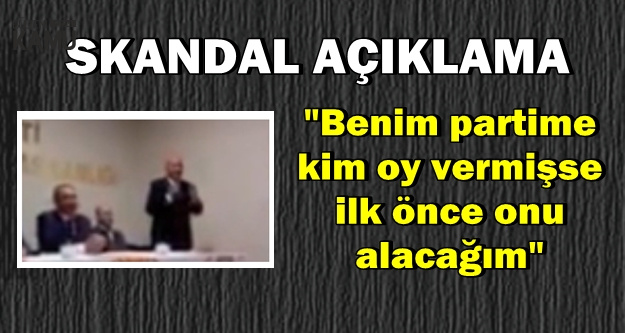 AK Partili Aday Adayı: "Partime Kim Oy Vermişse İlk Onu Alacağım"