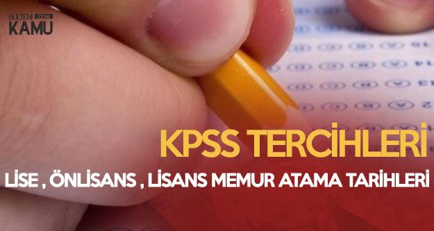 Kpss On Lisans Sonuclari Osym Tarafindan 29 Kasim Da Ilan Edilecek Kpss Ortaogretim On Lisans Lisans Tercih Tarihleri