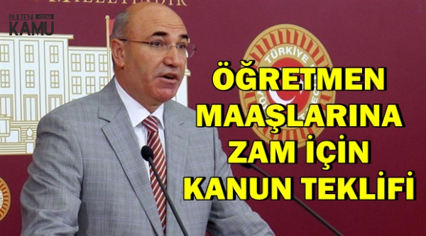 Mahmut Tanal Öğretmen Maaşlarına Zam İçin Atatürk'ün O Sözünü Hatırlattı