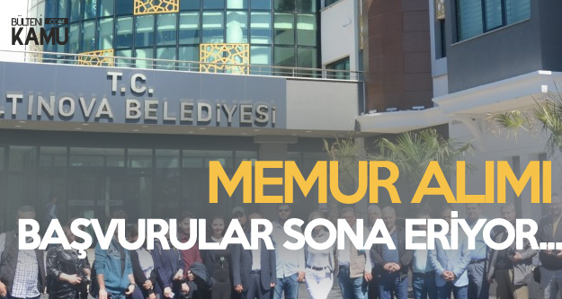 Temizlik Görevlisi, Memur ve Zabıta Memuru Alımı Başvuruları Sona Eriyor