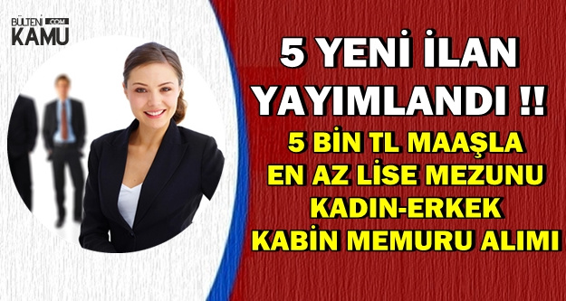 5 Yeni İlan: İki Havayoluna 5 Bin TL Maaşla Kabin Memuru Alımı-En Az Lise