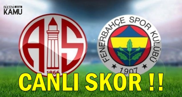 Antalyaspor: 0 Fenerbahçe: 0 MAÇ ÖZETİ