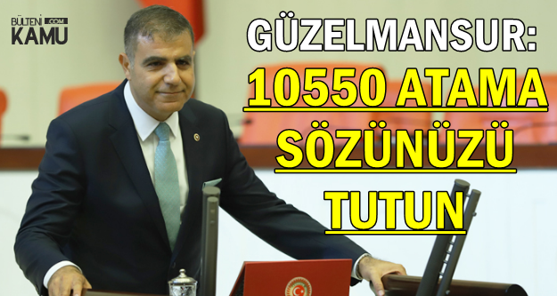 Tarım Bakanlığı 10550 Atama TBMM Gündeminde