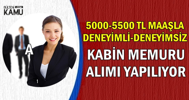 Yüksek Maaşla Deneyimli-Deneyimsiz Kabin Memuru Alımı