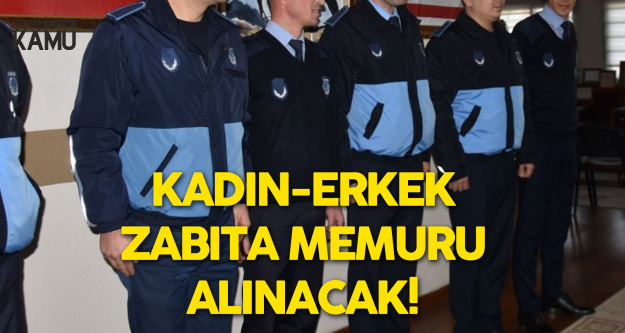 Derik Belediye Başkanlığı Kadın-Erkek Zabıta Memuru Alımı Başvuru Tarihleri