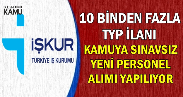 Kamuya Sınavsız 10 Binden Fazla Personel Alımı-İşte Başvuru Ekranı
