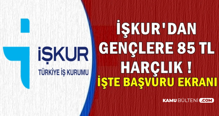 Iskur Dan Genclere Gunluk 85 Tl Harclik Iste Basvuru Sayfasi