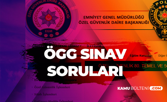 Ogg 80 Temel Egitim Ile 56 Yenileme Sinav Sorulari Yayimlandi
