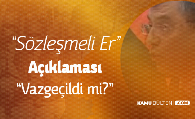 Özgür Özel : 'Sözleşmeli Er Sisteminden Vazgeçildi Mi?' Özgür Özel : 'Sözleşmeli Er Sisteminden Vazgeçildi Mi?'