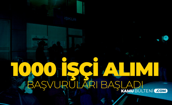 TTK 1000 İşçi Alımı için Başvuru Kuyruğu Geceden Başladı TTK 1000 İşçi Alımı için Başvuru Kuyruğu Geceden Başladı