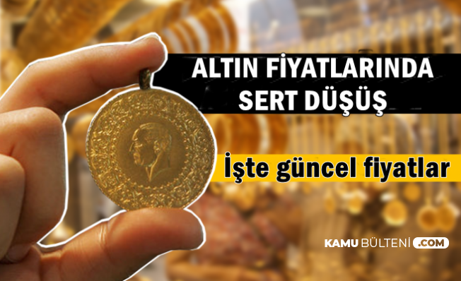 Altin Fiyatlarinda Sert Dusus Ceyrek Cumhuriyet Altini Doviz Kurlari