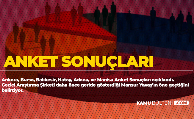 Gezici Arastirma Anket Sonucunu Degistirdi Ankara Istanbul Bursa Adana Manisa Hatay Ve Balikesir Anket Sonuclari
