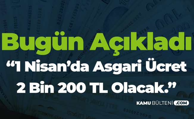 Kılıçdaroğlu 'Asgari Ücret Nisan'da 2 Bin 200 TL Olacak, Aradaki Fark Ödenecek'
