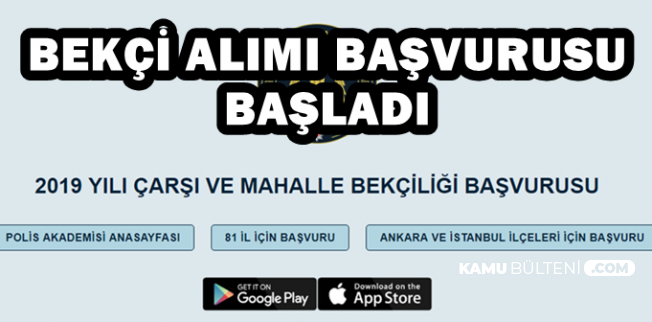 Polis Akademisi Bekci Alimi Basvuru Ekrani Pa Edu Tr Basvuru Formu 2019