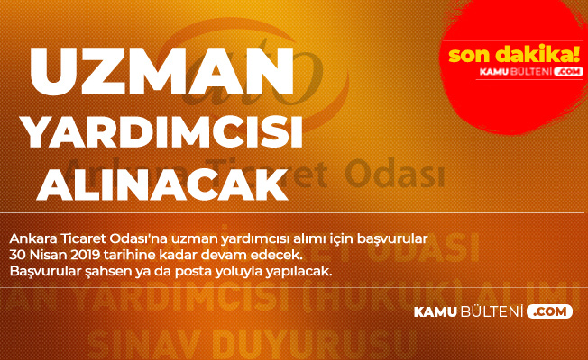 ATO Uzman Yardımcısı Alımı Yapacak ATO Uzman Yardımcısı Alımı Yapacak