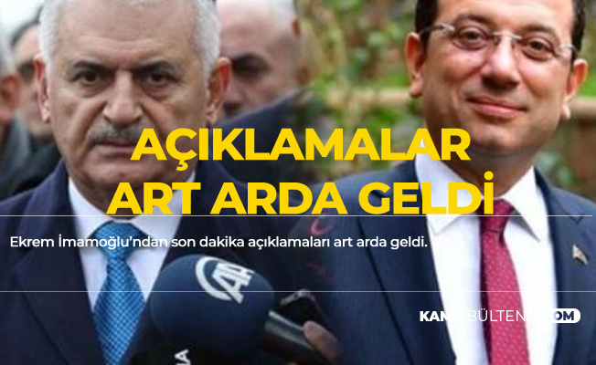 Ekrem İmamoğlu: Binali Yıldırım'ı Pazar, Çarşı , Kahvaltıya Davet Ediyorum