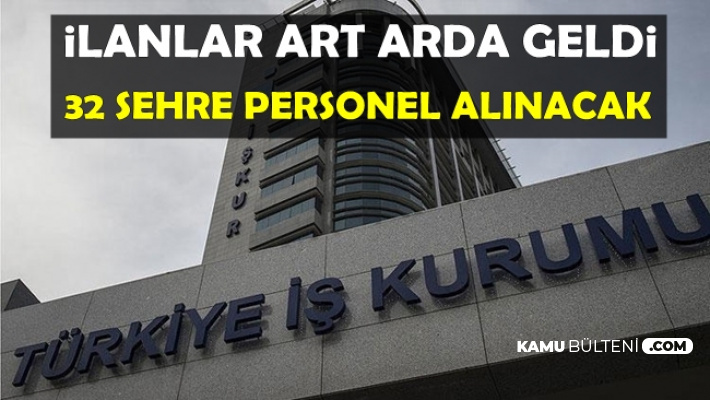 İlanlar Art Arda Geldi: Günlük 85 TL Harçlıkla 32 Şehre Personel Alımı