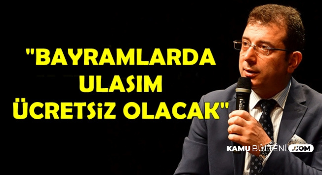 İmamoğlu Maltepe'de Açıkladı: Bayramlarda Ulaşım Ücretsiz Olacak