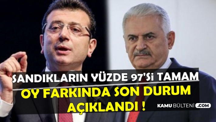 İstanbul Seçim Yarışında Son Durum Açıklandı-11 Nisan 2019