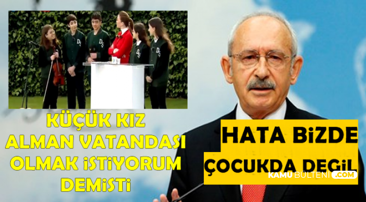 Kılıçdaroğlu'ndan 'Alman Vatandaşı Olmak İstiyorum' Değerlendirmesi