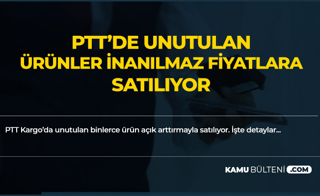PTT'de Unutulan Ürünler Ucuza Satılıyor!  Ayakkabı, Cep Telefonu , Saat , Çanta