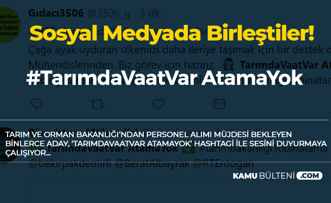 Tarım ve Orman Bakanlığı Memur, Mühendis, Tekniker, Teknisyen Alımları Yine Gündemde!