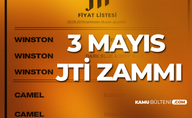 3 Mayıs Sigara Zammı! Sigara Zamlı Fiyatı