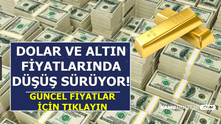 Dolar/TL ve Altın Düşüşe Geçti-Güncel Döviz Kuru ve Altın Fiyatları