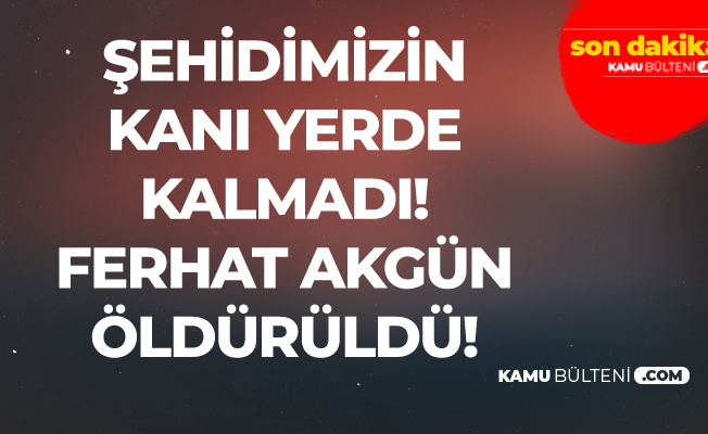 Ferhat Akgün isimli Bölücü Terörist Etkisiz Hale Getirildi