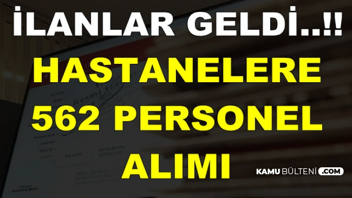 Hastanelere 562 Personel Alimi Icin Ilan Yayimlandi Iskur Dan En Az Ilkokul