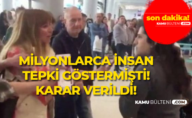 Havaalanı Personeline Hakaretler Yağdıran Kadın Hakkında Karar Verildi Havaalanı Personeline Hakaretler Yağdıran Kadın Hakkında Karar Verildi