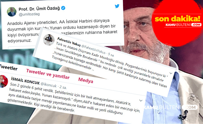 İYİ Partili İsimlerden Kadir Mısıroğlu'nun Ölümüyle İlgili Flaş Açıklamalar: Yunanistan'a Gömülmelidir