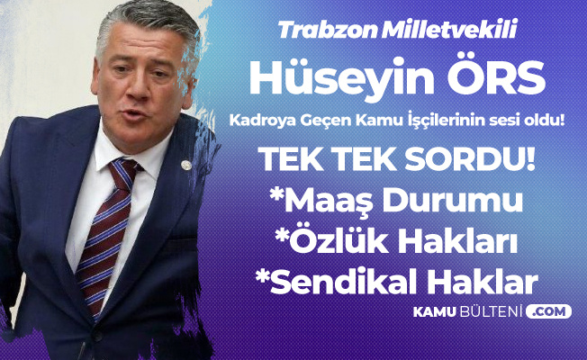 Kadroya Geçen Taşeron İşçilerle İlgili Soru Önergesi TBMM'de