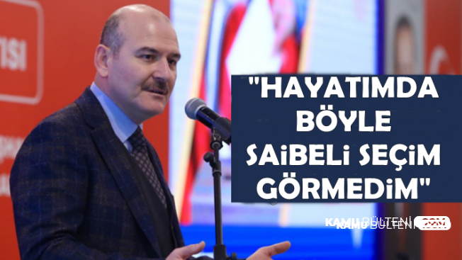 Süleyman Soylu'dan Seçim Açıklaması: Hayatımda..