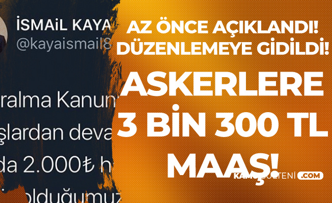 AK Partili Milletvekili açıkladı: Maaşlarda Düzenleme Yapıldı! 3 Bin 300 TL'ye Kadar Yükselecek
