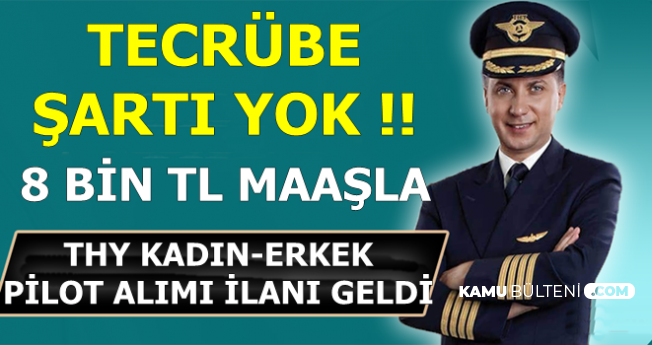 Basvuru Formu Yayimlandi 8 Bin Tl Maasla Kadin Erkek Tecrubesiz Personel Alimi Thy