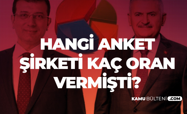 KONDA İstanbul Seçim Anketleri Doğru Çıktı! Diğer Anket Şirketleri Hangi Sonuçları Vermişti?