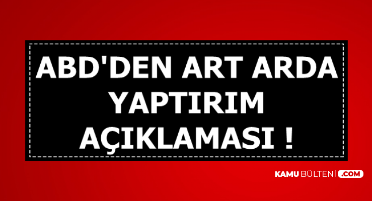 ABD'den Art Ada S-400 Yaptırımı Açıklaması