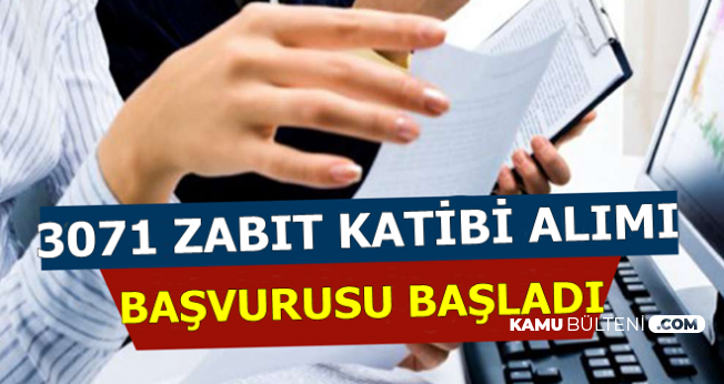 adalet bakanligi 3 bin 71 zabit katibi alimi yapiyor basvurular basladi