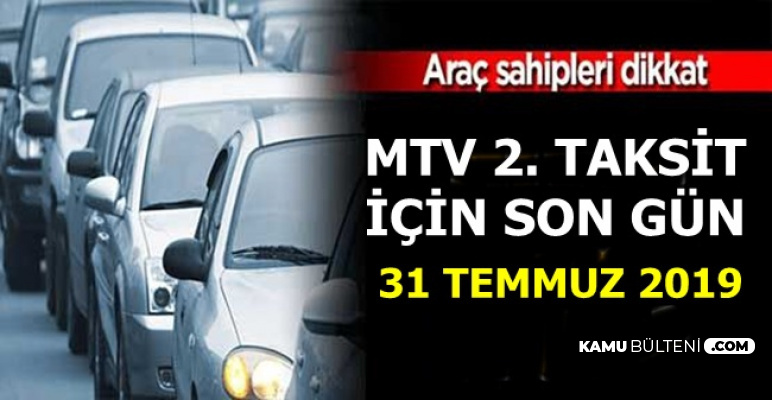 Araç Sahipleri Dikkat: GİB MTV 2. Taksit Ödemesi İçin Son Dakika Uyarısı